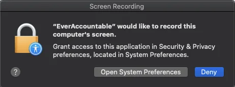Mac permissions